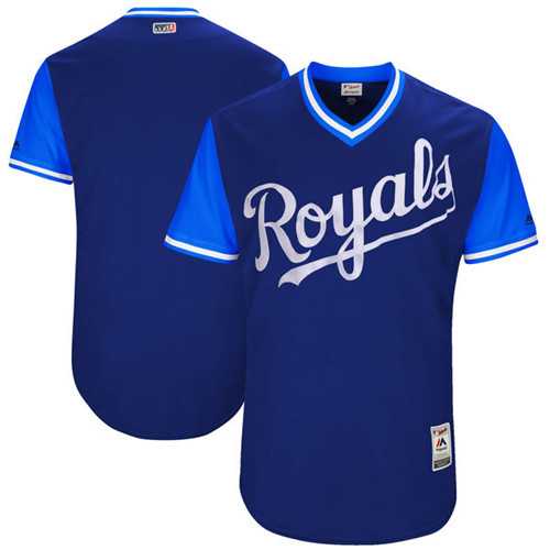 Kansas City Royals Blank Majestic Navy 2017 Players Weekend Team Jersey,We sell and wholesale Kansas City Royals Blank Majestic Navy 2017 Players Weekend Team Jersey on line form chian!