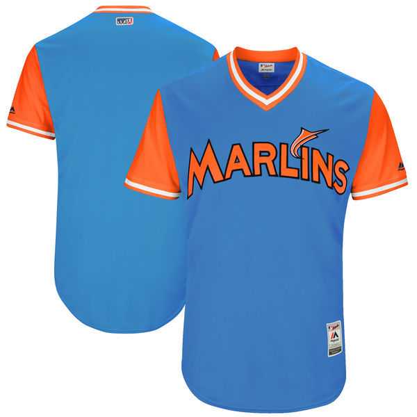 Miami Marlins Blank Majestic Royal 2017 Players Weekend Team Jersey,We sell and wholesale Miami Marlins Blank Majestic Royal 2017 Players Weekend Team Jersey on line form chian!