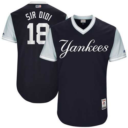 New York Yankees #18 Didi Gregorius Sir Didi Majestic Navy 2017 Players Weekend Jersey,We sell and wholesale New York Yankees #18 Didi Gregorius Sir Didi Majestic Navy 2017 Players Weekend Jersey on line form chian!