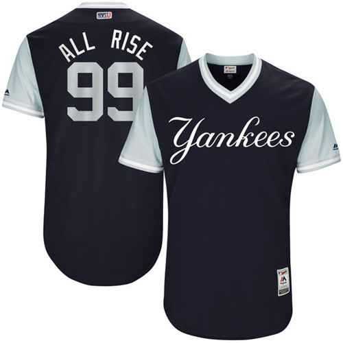 New York Yankees #99 Aaron Judge All Rise Majestic Navy Youth 2017 Players Weekend Jersey,We sell and wholesale New York Yankees #99 Aaron Judge All Rise Majestic Navy Youth 2017 Players Weekend Jersey on line form chian!