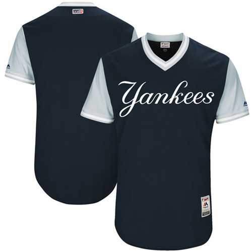 New York Yankees Blank Majestic Navy 2017 Players Weekend Team Jersey,We sell and wholesale New York Yankees Blank Majestic Navy 2017 Players Weekend Team Jersey on line form chian!