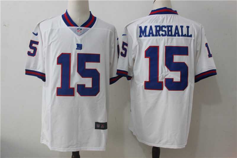 Nike New York Giants #15 Brandon Marshall White Color Rush Limited Jersey,We sell and wholesale Nike New York Giants #15 Brandon Marshall White Color Rush Limited Jersey on line form chian!