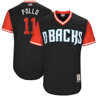 Arizona Diamondbacks #11 AJ Pollock Pollo Majestic Black 2017 Players Weekend Jersey JiaSu,We sell and wholesale Arizona Diamondbacks #11 AJ Pollock Pollo Majestic Black 2017 Players Weekend Jersey JiaSu on line form chian!