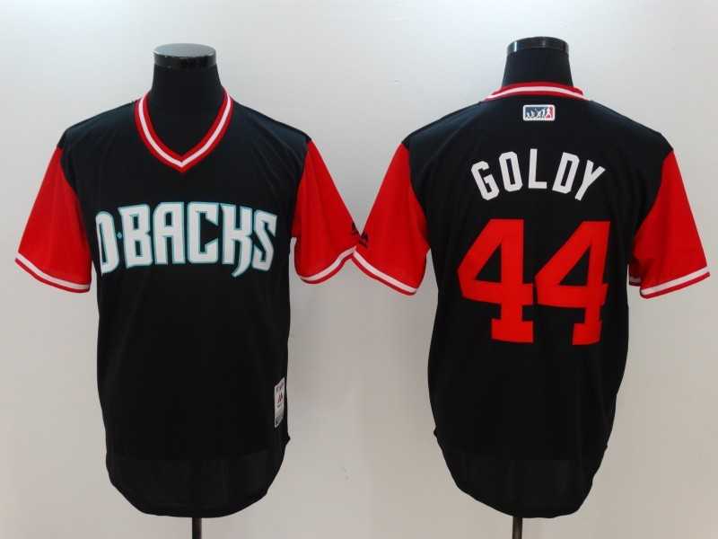 Arizona Diamondbacks #44 Paul Goldschmidt Goldy Majestic Black Players Weekend Mlb Jerseys,We sell and wholesale Arizona Diamondbacks #44 Paul Goldschmidt Goldy Majestic Black Players Weekend Mlb Jerseys on line form chian!