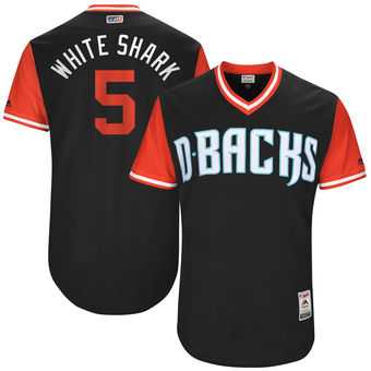 Arizona Diamondbacks #5 Gregor Blanco White Shark Majestic Black 2017 Players Weekend Jersey JiaSu,We sell and wholesale Arizona Diamondbacks #5 Gregor Blanco White Shark Majestic Black 2017 Players Weekend Jersey JiaSu on line form chian!