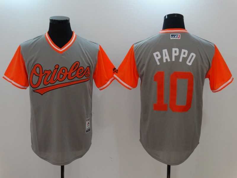 Baltimore Orioles #10 Adam Jones Pappo Gray Players Weekend Mlb Jerseys,We sell and wholesale Baltimore Orioles #10 Adam Jones Pappo Gray Players Weekend Mlb Jerseys on line form chian!