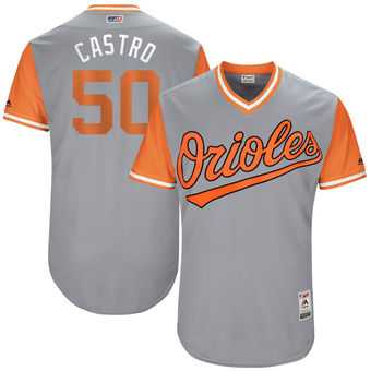 Baltimore Orioles #50 Miguel Castro Castro Majestic Gray 2017 Players Weekend Jersey JiaSu,We sell and wholesale Baltimore Orioles #50 Miguel Castro Castro Majestic Gray 2017 Players Weekend Jersey JiaSu on line form chian!