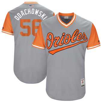 Baltimore Orioles #56 Darren O'Day Odachowski Majestic Gray 2017 Players Weekend Jersey JiaSu,We sell and wholesale Baltimore Orioles #56 Darren O'Day Odachowski Majestic Gray 2017 Players Weekend Jersey JiaSu on line form chian!