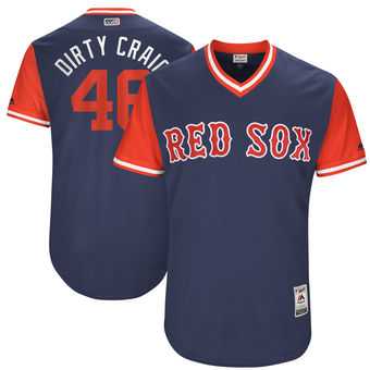 Boston Red Sox #46 Craig Kimbrel Dirty Craig Majestic Navy 2017 Players Weekend Jersey JiaSu,We sell and wholesale Boston Red Sox #46 Craig Kimbrel Dirty Craig Majestic Navy 2017 Players Weekend Jersey JiaSu on line form chian!