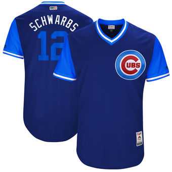Chicago Cubs #12 Kyle Schwarber Schwarbs Majestic Royal 2017 Players Weekend Jersey JiaSu,We sell and wholesale Chicago Cubs #12 Kyle Schwarber Schwarbs Majestic Royal 2017 Players Weekend Jersey JiaSu on line form chian!
