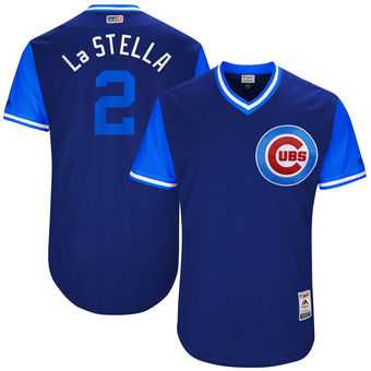Chicago Cubs #2 Tommy La Stella La Stella Majestic Royal 2017 Players Weekend Jersey JiaSu,We sell and wholesale Chicago Cubs #2 Tommy La Stella La Stella Majestic Royal 2017 Players Weekend Jersey JiaSu on line form chian!