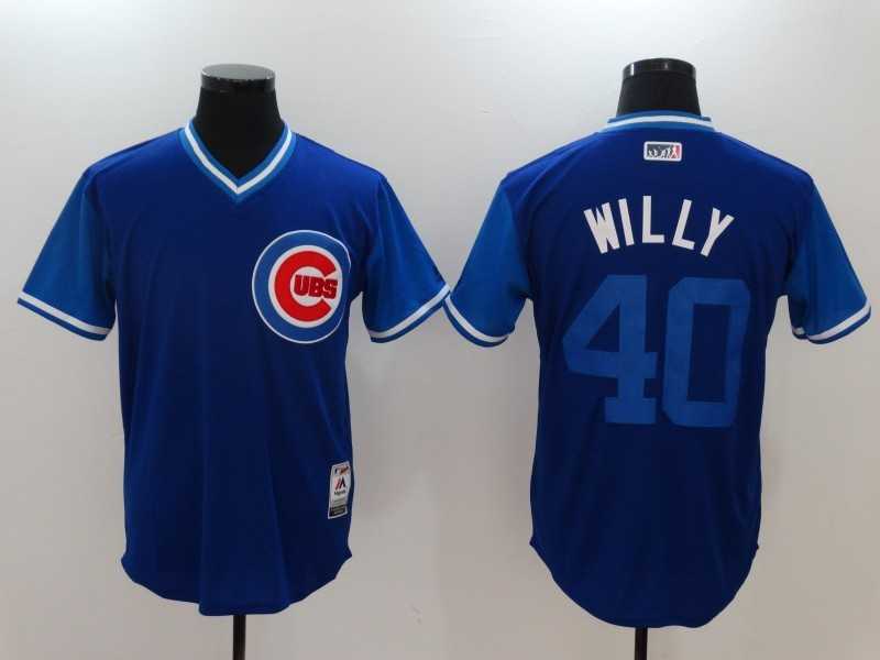 Chicago Cubs #40 Willson Contreras Willy Majestic Royal Players Weekend Mlb Jerseys,We sell and wholesale Chicago Cubs #40 Willson Contreras Willy Majestic Royal Players Weekend Mlb Jerseys on line form chian!