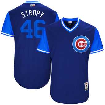 Chicago Cubs #46 Pedro Strop Stropy Majestic Royal 2017 Players Weekend Jersey JiaSu,We sell and wholesale Chicago Cubs #46 Pedro Strop Stropy Majestic Royal 2017 Players Weekend Jersey JiaSu on line form chian!