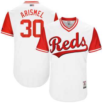 Cincinnati Reds #30 Arismendy Alcantara Arismel Majestic White 2017 Players Weekend Jersey JiaSu,We sell and wholesale Cincinnati Reds #30 Arismendy Alcantara Arismel Majestic White 2017 Players Weekend Jersey JiaSu on line form chian!