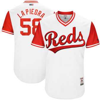 Cincinnati Reds #58 Luis Castillo La Piedra Majestic White 2017 Players Weekend Jersey JiaSu,We sell and wholesale Cincinnati Reds #58 Luis Castillo La Piedra Majestic White 2017 Players Weekend Jersey JiaSu on line form chian!