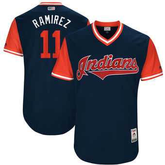 Cleveland Indians #11 Jose Ramirez Ramirez Majestic Navy 2017 Players Weekend Jersey JiaSu,We sell and wholesale Cleveland Indians #11 Jose Ramirez Ramirez Majestic Navy 2017 Players Weekend Jersey JiaSu on line form chian!