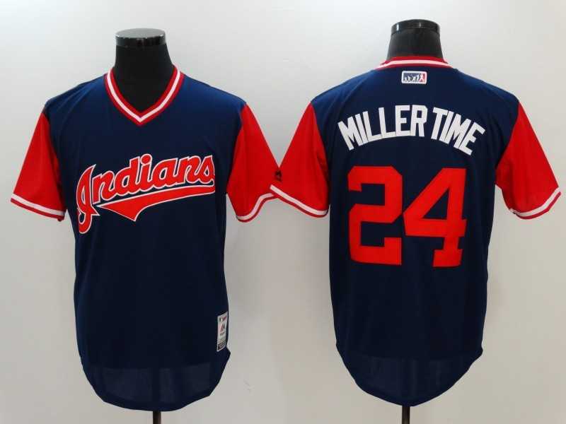 Cleveland Indians #24 Andrew Miller Miller Time Majestic Navy Players Weekend Mlb Jerseys,We sell and wholesale Cleveland Indians #24 Andrew Miller Miller Time Majestic Navy Players Weekend Mlb Jerseys on line form chian!