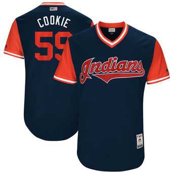 Cleveland Indians #59 Carlos Carrasco Cookie Majestic Navy 2017 Players Weekend Jersey JiaSu,We sell and wholesale Cleveland Indians #59 Carlos Carrasco Cookie Majestic Navy 2017 Players Weekend Jersey JiaSu on line form chian!