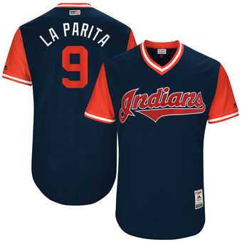 Cleveland Indians #9 Erik Gonzalez La Parita Majestic Navy 2017 Players Weekend Jersey JiaSu,We sell and wholesale Cleveland Indians #9 Erik Gonzalez La Parita Majestic Navy 2017 Players Weekend Jersey JiaSu on line form chian!