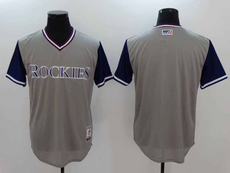 Colorado Rockies Blank Majestic Gray Players Weekend Mlb Jerseys,We sell and wholesale Colorado Rockies Blank Majestic Gray Players Weekend Mlb Jerseys on line form chian!