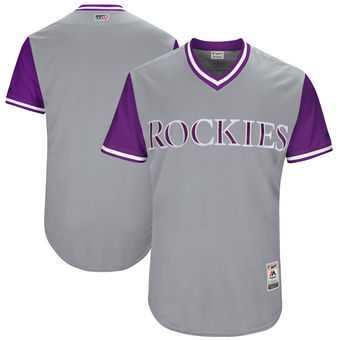 Colorado Rockies Majestic Gray 2017 Players Weekend Jersey JiaSu,We sell and wholesale Colorado Rockies Majestic Gray 2017 Players Weekend Jersey JiaSu on line form chian!
