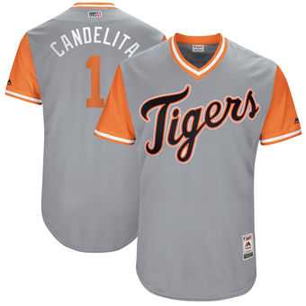 Detroit Tigers #1 Jose Iglesias Candelita Majestic Gray 2017 Players Weekend Jersey JiaSu,We sell and wholesale Detroit Tigers #1 Jose Iglesias Candelita Majestic Gray 2017 Players Weekend Jersey JiaSu on line form chian!