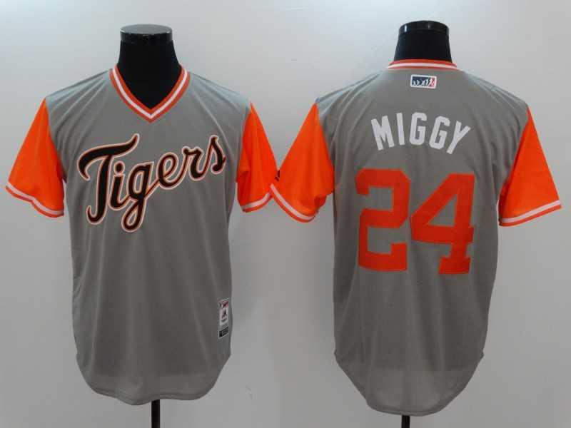 Detroit Tigers #24 Miguel Cabrera Miggy Majestic Gray Players Weekend Mlb Jerseys,We sell and wholesale Detroit Tigers #24 Miguel Cabrera Miggy Majestic Gray Players Weekend Mlb Jerseys on line form chian!