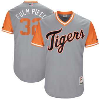 Detroit Tigers #32 Michael Fulmer Fulm Piece Majestic Gray 2017 Players Weekend Jersey JiaSu,We sell and wholesale Detroit Tigers #32 Michael Fulmer Fulm Piece Majestic Gray 2017 Players Weekend Jersey JiaSu on line form chian!