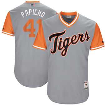 Detroit Tigers #41 Victor Martinez Papicho Majestic Gray 2017 Players Weekend Jersey JiaSu,We sell and wholesale Detroit Tigers #41 Victor Martinez Papicho Majestic Gray 2017 Players Weekend Jersey JiaSu on line form chian!