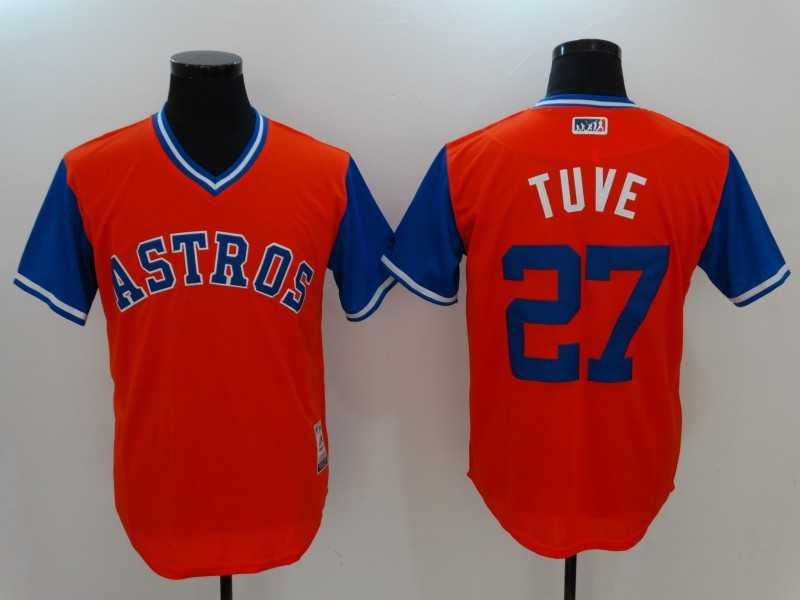 Houston Astros #27 Jose Altuve Tuve Majestic Orange Players Weekend Mlb Jerseys,We sell and wholesale Houston Astros #27 Jose Altuve Tuve Majestic Orange Players Weekend Mlb Jerseys on line form chian!