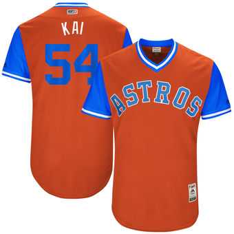 Houston Astros #54 Mike Fiers Kai Majestic Orange 2017 Players Weekend Jersey JiaSu,We sell and wholesale Houston Astros #54 Mike Fiers Kai Majestic Orange 2017 Players Weekend Jersey JiaSu on line form chian!