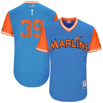Miami Marlins #39 JT Riddle T Majestic Blue 2017 Players Weekend Jersey JiaSu,We sell and wholesale Miami Marlins #39 JT Riddle T Majestic Blue 2017 Players Weekend Jersey JiaSu on line form chian!