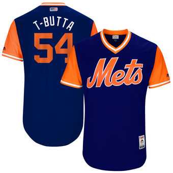 New York Mets #54 T.J. Rivera T-Butta Majestic Royal 2017 Players Weekend Jersey JiaSu,We sell and wholesale New York Mets #54 T.J. Rivera T-Butta Majestic Royal 2017 Players Weekend Jersey JiaSu on line form chian!