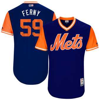 New York Mets #59 Fernando Salas Ferny Majestic Royal 2017 Players Weekend Jersey JiaSu,We sell and wholesale New York Mets #59 Fernando Salas Ferny Majestic Royal 2017 Players Weekend Jersey JiaSu on line form chian!