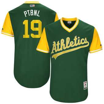 Oakland Athletics #19 Josh Phegley PTBNL Majestic Green 2017 Players Weekend Jersey JiaSu,We sell and wholesale Oakland Athletics #19 Josh Phegley PTBNL Majestic Green 2017 Players Weekend Jersey JiaSu on line form chian!