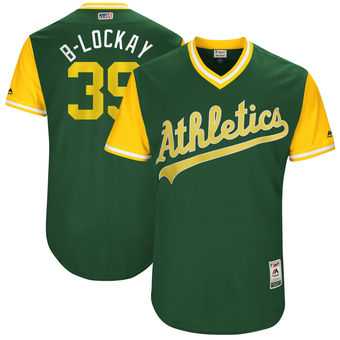 Oakland Athletics #39 Blake Treinen B-Lockay Majestic Green 2017 Players Weekend Jersey JiaSu,We sell and wholesale Oakland Athletics #39 Blake Treinen B-Lockay Majestic Green 2017 Players Weekend Jersey JiaSu on line form chian!