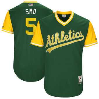 Oakland Athletics #5 Jake Smolinski Smo Majestic Green 2017 Players Weekend Jersey JiaSu,We sell and wholesale Oakland Athletics #5 Jake Smolinski Smo Majestic Green 2017 Players Weekend Jersey JiaSu on line form chian!