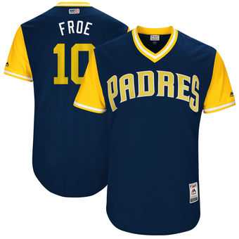 San Diego Padres #10 Hunter Renfroe Froe Majestic Navy 2017 Players Weekend Jersey JiaSu,We sell and wholesale San Diego Padres #10 Hunter Renfroe Froe Majestic Navy 2017 Players Weekend Jersey JiaSu on line form chian!