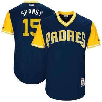 San Diego Padres #15 Cory Spangenberg Spangy Majestic Navy 2017 Players Weekend Jersey JiaSu,We sell and wholesale San Diego Padres #15 Cory Spangenberg Spangy Majestic Navy 2017 Players Weekend Jersey JiaSu on line form chian!