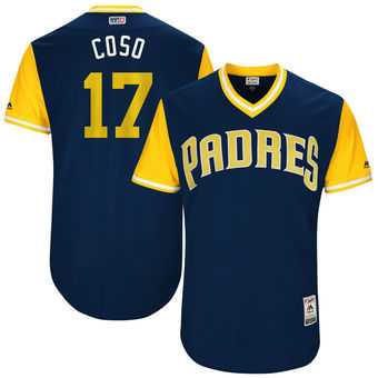 San Diego Padres #17 Allen Cordoba Majestic Navy 2017 Players Weekend Jersey JiaSu,We sell and wholesale San Diego Padres #17 Allen Cordoba Majestic Navy 2017 Players Weekend Jersey JiaSu on line form chian!