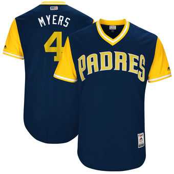 San Diego Padres #4 Wil Meyers Myers Majestic Navy 2017 Players Weekend Jersey JiaSu,We sell and wholesale San Diego Padres #4 Wil Meyers Myers Majestic Navy 2017 Players Weekend Jersey JiaSu on line form chian!