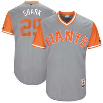 San Francisco Giants #29 Jeff Samardzija Shark Majestic Gray 2017 Players Weekend Jersey JiaSu,We sell and wholesale San Francisco Giants #29 Jeff Samardzija Shark Majestic Gray 2017 Players Weekend Jersey JiaSu on line form chian!