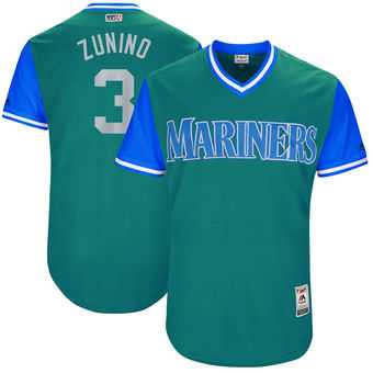 Seattle Mariners #3 Mike Zunino Zunino Majestic Aqua 2017 Players Weekend Jersey JiaSu,We sell and wholesale Seattle Mariners #3 Mike Zunino Zunino Majestic Aqua 2017 Players Weekend Jersey JiaSu on line form chian!