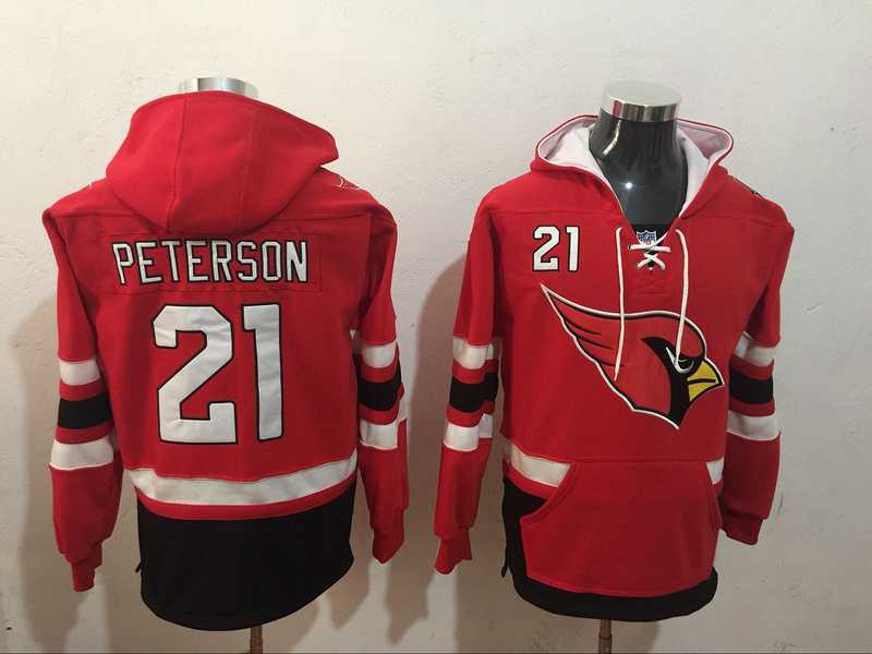 Arizona Cardinals 21 Patrick Peterson Red All Stitched Hooded Sweatshirt,We sell and wholesale Arizona Cardinals 21 Patrick Peterson Red All Stitched Hooded Sweatshirt on line form chian!