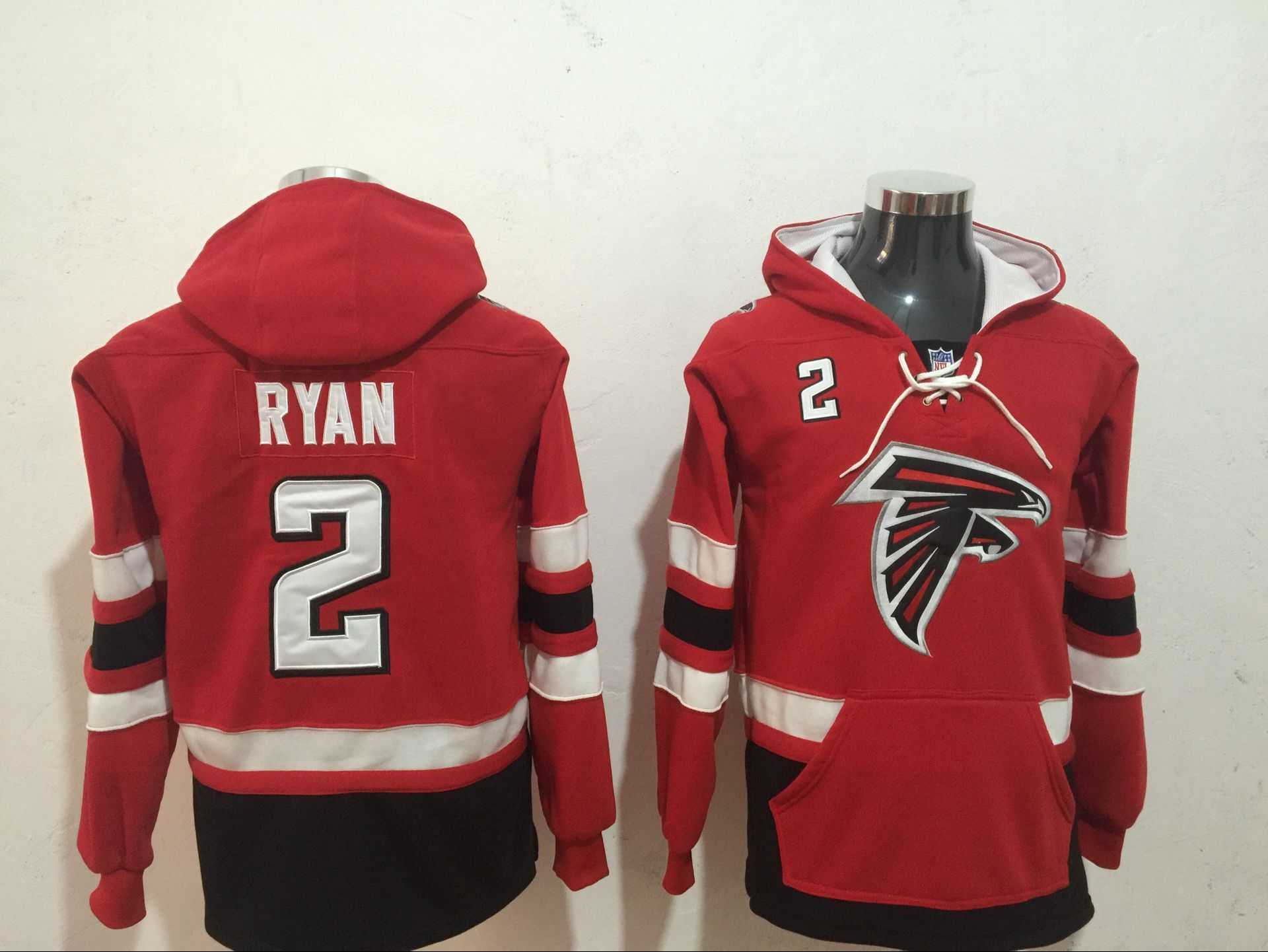 Atlanta Falcons 2 Matt Ryan Red All Stitched Hooded Sweatshirt,We sell and wholesale Atlanta Falcons 2 Matt Ryan Red All Stitched Hooded Sweatshirt on line form chian!