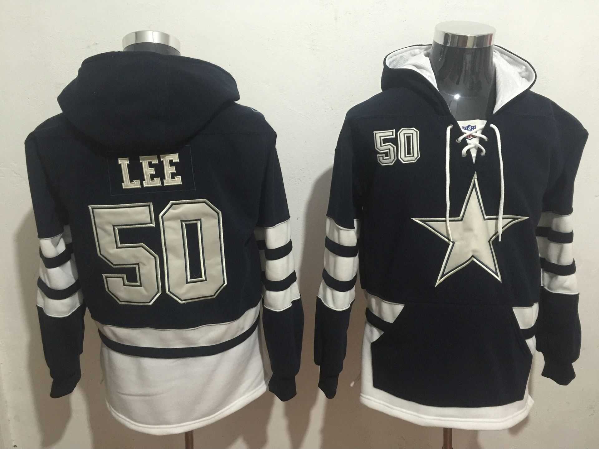 Dallas Cowboys 50 Sean Lee Navy All Stitched Hooded Sweatshirt,We sell and wholesale Dallas Cowboys 50 Sean Lee Navy All Stitched Hooded Sweatshirt on line form chian!