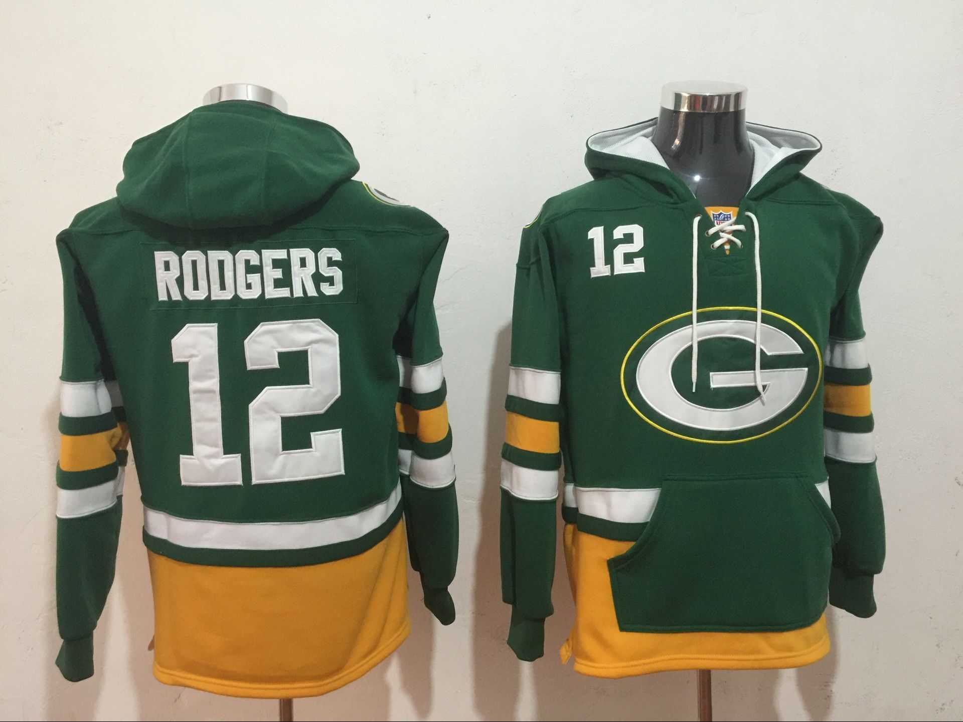 Green Bay Packers 12 Aaron Rodgers Green All Stitched Hooded Sweatshirt,We sell and wholesale Green Bay Packers 12 Aaron Rodgers Green All Stitched Hooded Sweatshirt on line form chian!
