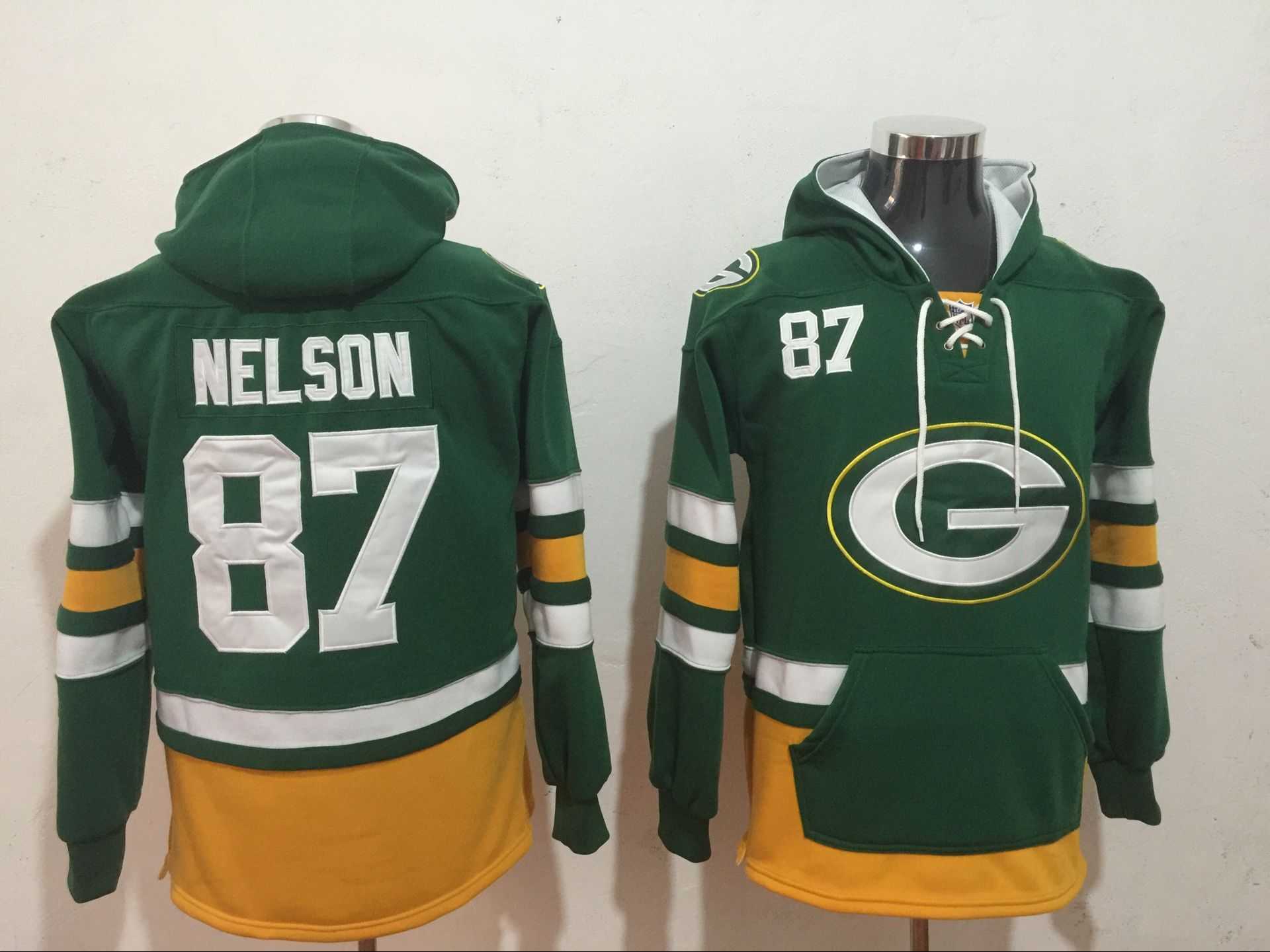 Green Bay Packers 87 Jordy Nelson Green All Stitched Hooded Sweatshirt,We sell and wholesale Green Bay Packers 87 Jordy Nelson Green All Stitched Hooded Sweatshirt on line form chian!