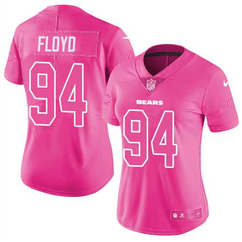 Nike Chicago Bears #94 Leonard Floyd Pink Women's NFL Limited Rush Fashion Jersey DingZhi,We sell and wholesale Nike Chicago Bears #94 Leonard Floyd Pink Women's NFL Limited Rush Fashion Jersey DingZhi on line form chian!