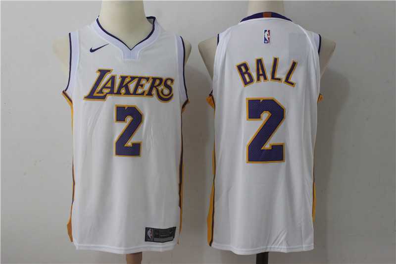 Nike Los Angeles Lakers #2 Lonzo Ball White Stitched NBA Jersey,We sell and wholesale Nike Los Angeles Lakers #2 Lonzo Ball White Stitched NBA Jersey on line form chian!